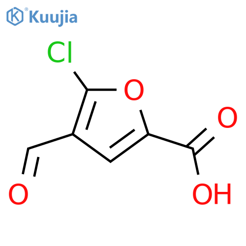 5-CHLORO-4-FORMYLFURAN-2-CARBOXYLIC ACID structure