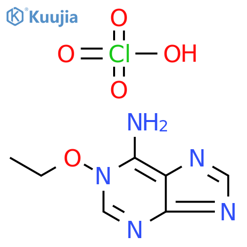 6H-Purin-6-imine, 1-ethoxy-1,7-dihydro-, monoperchlorate structure