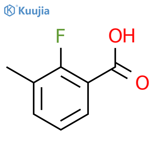 2-Fluoro-3-methylbenzoic acid structure