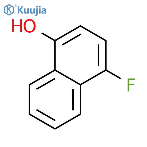 4-Fluoro-1-naphthalenol structure