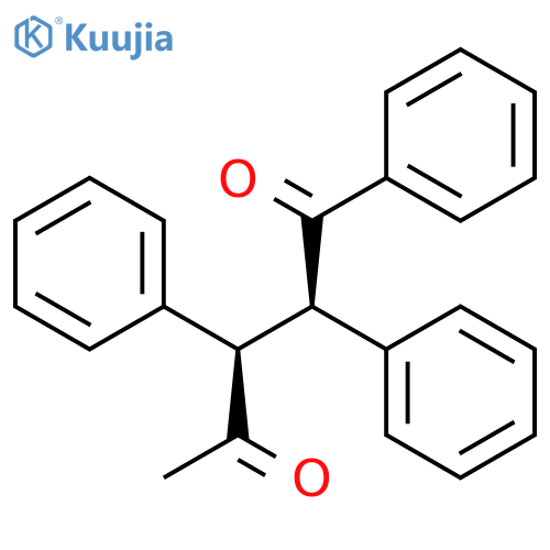 1,4-Pentanedione, 1,2,3-triphenyl-, (R*,R*)- structure