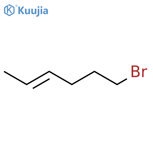 2-Hexene, 6-bromo-, (2E)- structure