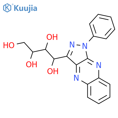 1,2,3,4-Butanetetrol,1-(1-phenyl-1H-pyrazolo[3,4-b]quinoxalin-3-yl)-, (1R,2S,3R)- structure