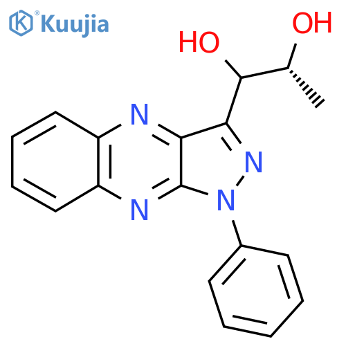 (2R)-1-(1-Phenylpyrazolo[4,3-b]quinoxalin-3-yl)propane-1,2-diol structure