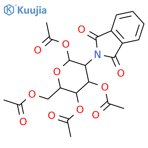 α-D-Glucopyranose, 2-deoxy-2-(1,3-dihydro-1,3-dioxo-2H-isoindol-2-yl)-, 1,3,4,6-tetraacetate structure