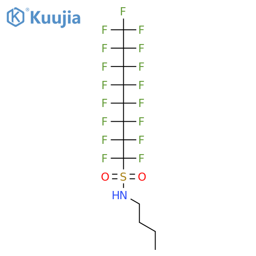 1-Octanesulfonamide,N-butyl-1,1,2,2,3,3,4,4,5,5,6,6,7,7,8,8,8-heptadecafluoro- structure