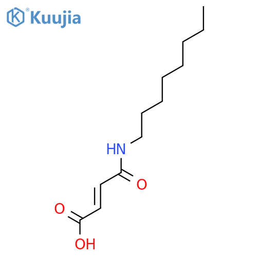 2-Butenoic acid,4-(octylamino)-4-oxo-, (2Z)- structure