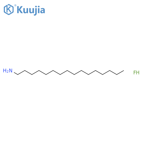 1-Hexadecanamine,hydrofluoride (1:1) structure