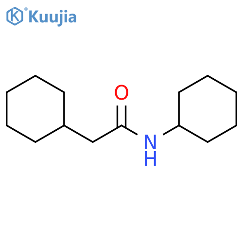 Cyclohexaneacetamide, N-cyclohexyl- structure
