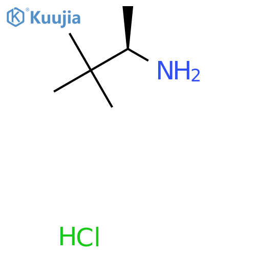 (2R)-3,3-dimethylbutan-2-amine;hydrochloride structure