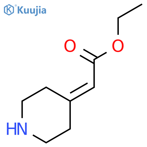 ethyl 2-(piperidin-4-ylidene)acetate structure