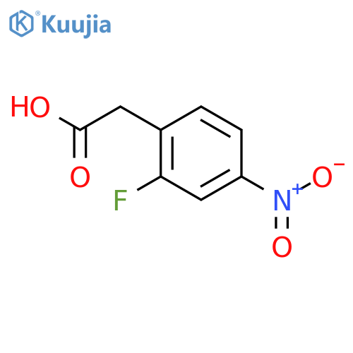 (2-Fluoro-4-nitrophenyl)acetic acid structure