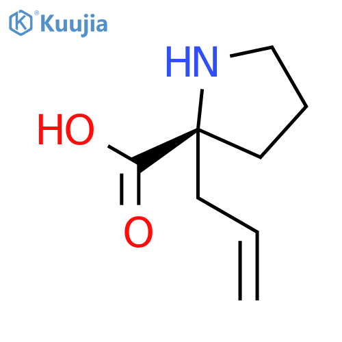 2-(prop-2-en-1-yl)pyrrolidine-2-carboxylic acid structure
