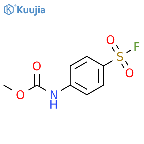 methyl N-[4-(fluorosulfonyl)phenyl]carbamate structure