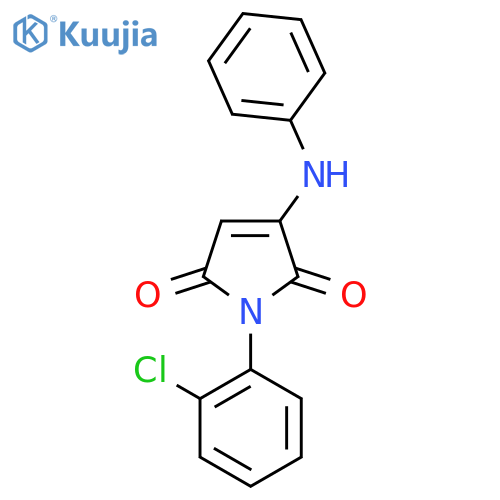 1-(2-chlorophenyl)-3-(phenylamino)-1H-pyrrole-2,5-dione structure