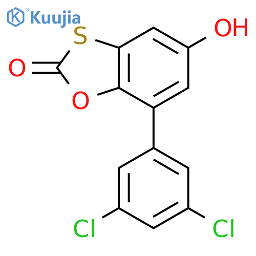 7-(3,5-Dichloro-phenyl)-5-hydroxy-benzo[1,3]oxathiol-2-one structure
