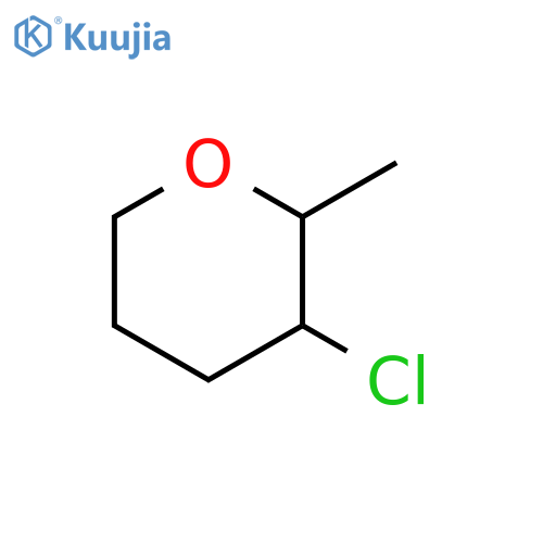 2H-Pyran, 3-chlorotetrahydro-2-methyl- structure