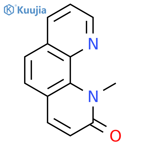 1,10-Phenanthrolin-2(1H)-one,1-methyl- structure