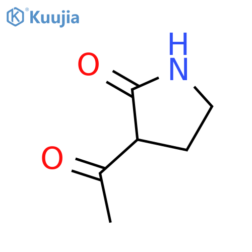 2-Pyrrolidinone,3-acetyl- structure