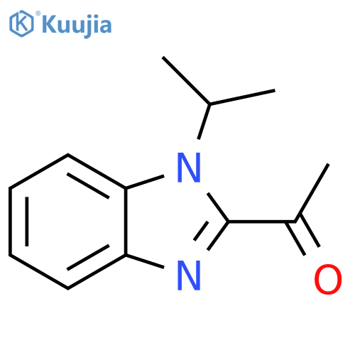 1-[1-(1-methylethyl)-1H-benzimidazol-2-yl]-Ethanone structure
