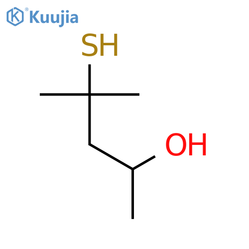 2-Pentanol,4-mercapto-4-methyl- structure