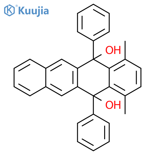 5,12-Naphthacenediol, 5,12-dihydro-1,4-dimethyl-5,12-diphenyl- structure
