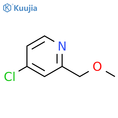 Pyridine, 4-chloro-2-(methoxymethyl)- structure