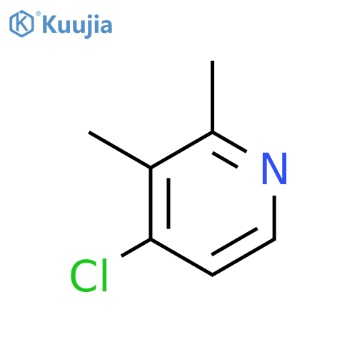 Pyridine,4-chloro-2,3-dimethyl- structure