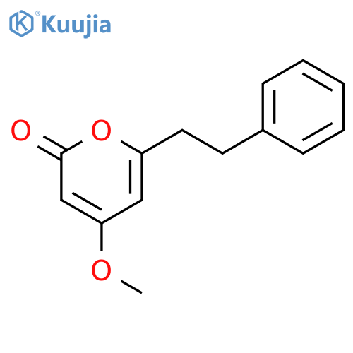4-Methoxy-6-(2-phenylethyl)-2H-pyran-2-one structure