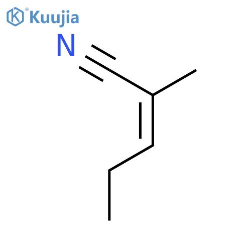 2-Pentenenitrile,2-methyl-, (2Z)- structure