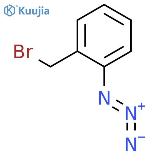 1-azido-2-(bromomethyl)benzene structure