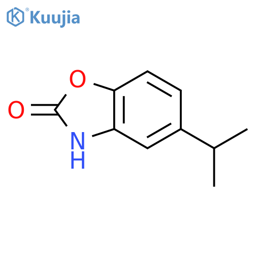 2(3H)-Benzoxazolone, 5-(1-methylethyl)- structure