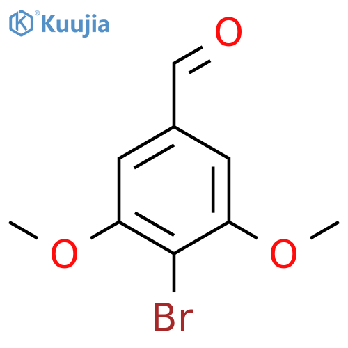 4-Bromo-3,5-dimethoxybenzaldehyde structure