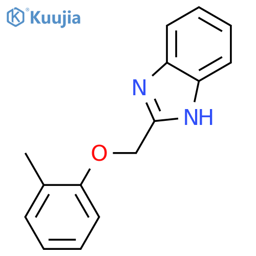 2-(2-methylphenoxy)methyl-1H-1,3-benzodiazole structure