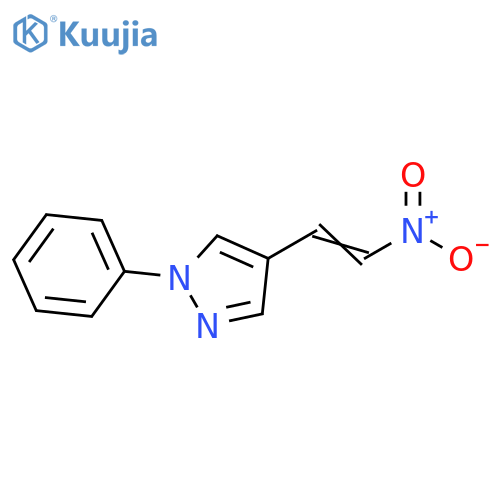 4-(2-nitroethenyl)-1-phenyl-1H-pyrazole structure