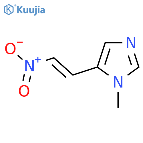1-methyl-5-(2-nitroethenyl)-1H-imidazole structure