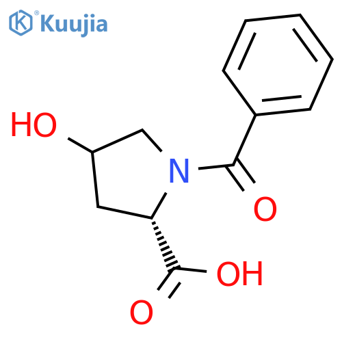 L-Proline,1-benzoyl-4-hydroxy-, (4R)- structure