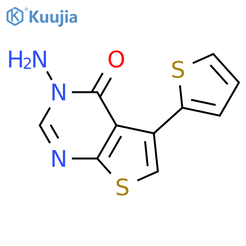 3-Amino-5-(2-thienyl)thieno2,3-dpyrimidin-4(3H)-one structure
