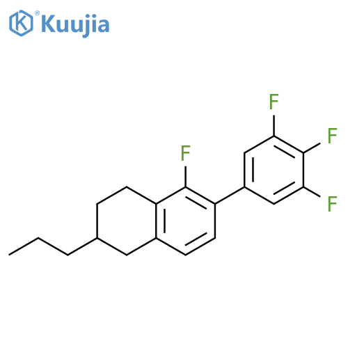Naphthalene,5-fluoro-1,2,3,4-tetrahydro-2-propyl-6-(3,4,5-trifluorophenyl)- structure