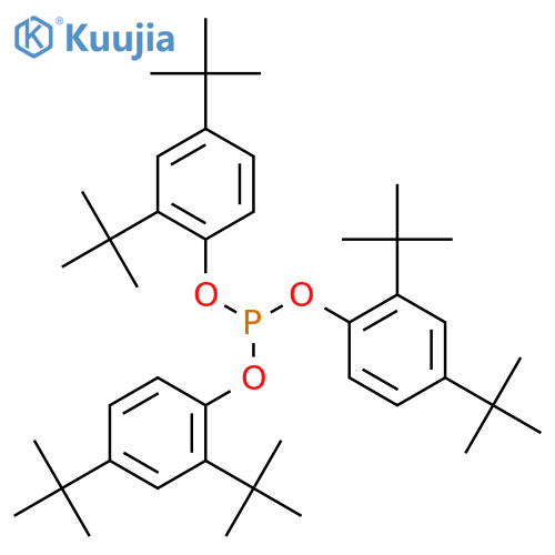 Tris(2,4-tert-butylphenyl) Phosphite structure