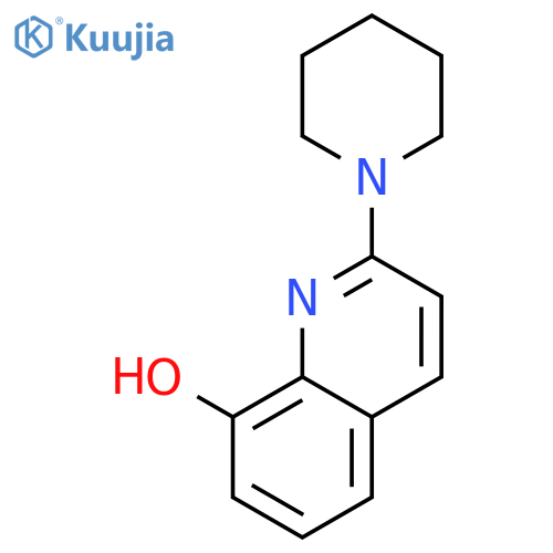 2-(Piperidin-1-yl)quinolin-8-ol structure