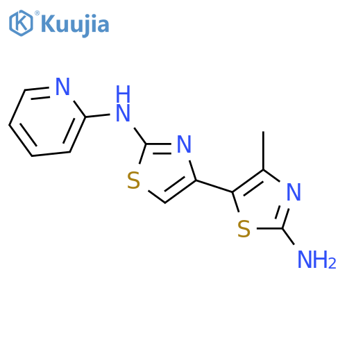 4'-Methyl-N*2*-pyridin-2-yl-4,5'bithiazolyl-2,2'-diamine structure