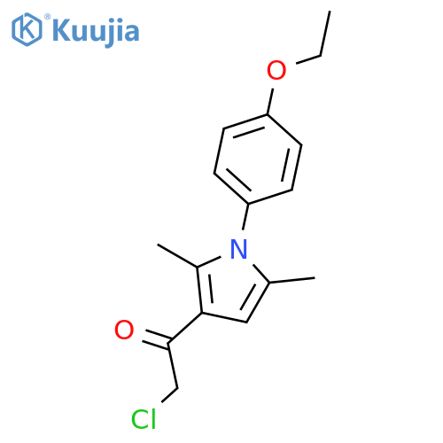 2-Chloro-1-1-(4-Ethoxyphenyl)-2,5-Dimethyl-1h-Pyrrol-3-YlEthan-1-One structure