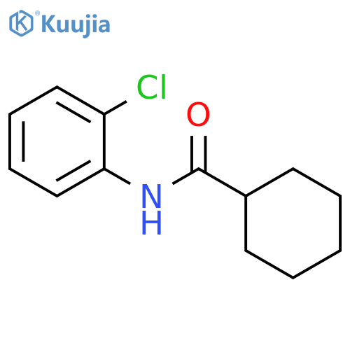 CYCLOHEXANECARBOXAMIDE, N-(2-CHLOROPHENYL)- structure