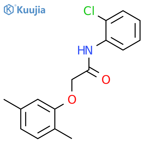 N-(2-Chlorophenyl)-2-(2,5-dimethylphenoxy)acetamide structure