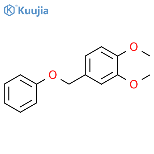 Benzene, 1,2-dimethoxy-4-(phenoxymethyl)- structure
