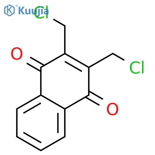 1,4-Naphthalenedione,2,3-bis(chloromethyl)- structure