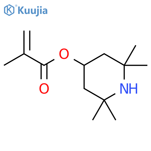 2,2,6,6-Tetramethyl-4-piperidyl Methacrylate structure