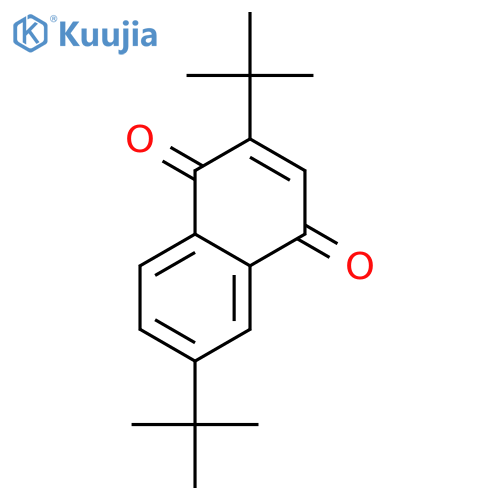 1,4-Naphthalenedione, 2,6-bis(1,1-dimethylethyl)- structure