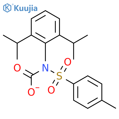 Carbamic acid,[(4-methylphenyl)sulfonyl]-, 2,6-bis(1-methylethyl)phenyl ester (9CI) structure
